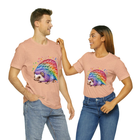 Rainbow Hedgehog - Short Sleeve Tee